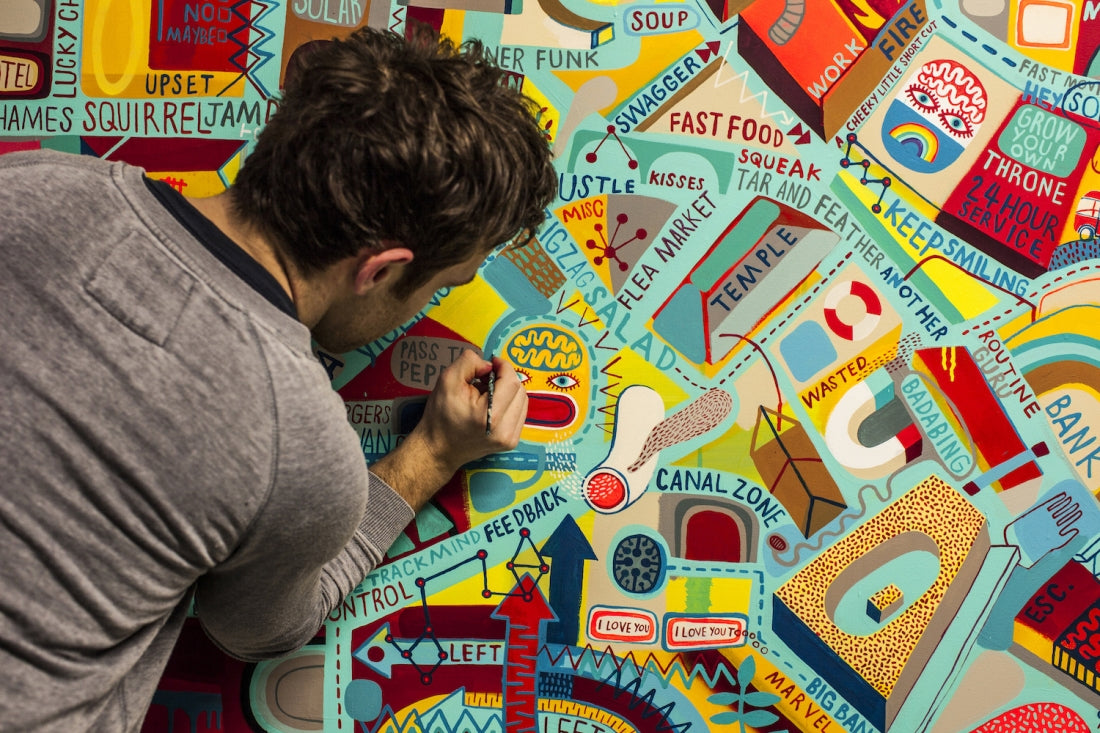 David Shillinglaw Artist Art Painter Muralist Cartoon TAP Galleries