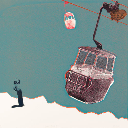 Anna Marrow, Snow Blind 2, Artist, Art, Skiing, Ski, Snow, TAP Galleries, Essex Chelmsford Art Gallery