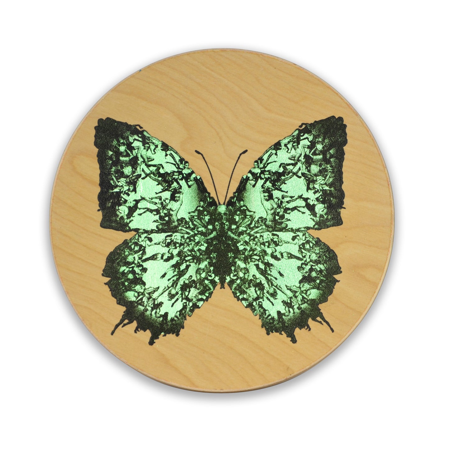 Cassandra Yap, Birch Deliverance Emerald, Butterfly, Pin-up girls, TAP Galleries, Essex Chelmsford Art Gallery