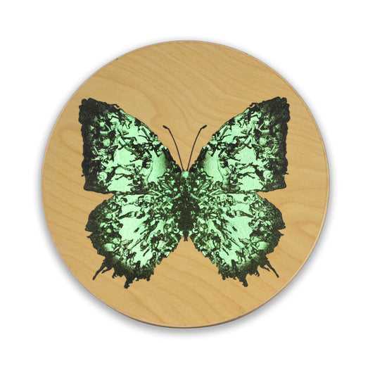 Cassandra Yap, Birch Deliverance Emerald, Butterfly, Pin-up girls, TAP Galleries, Essex Chelmsford Art Gallery