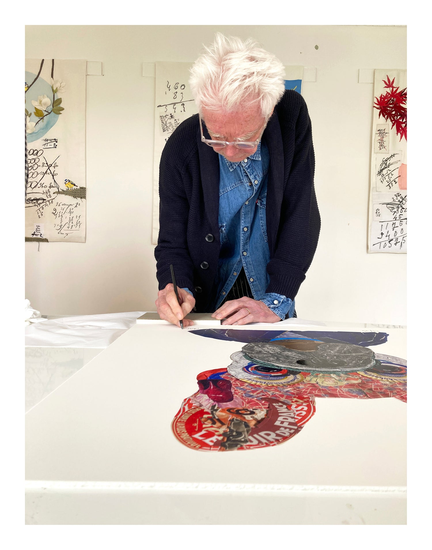 Peter Clark Artist Art Collage Animals Colour TAP Galleries