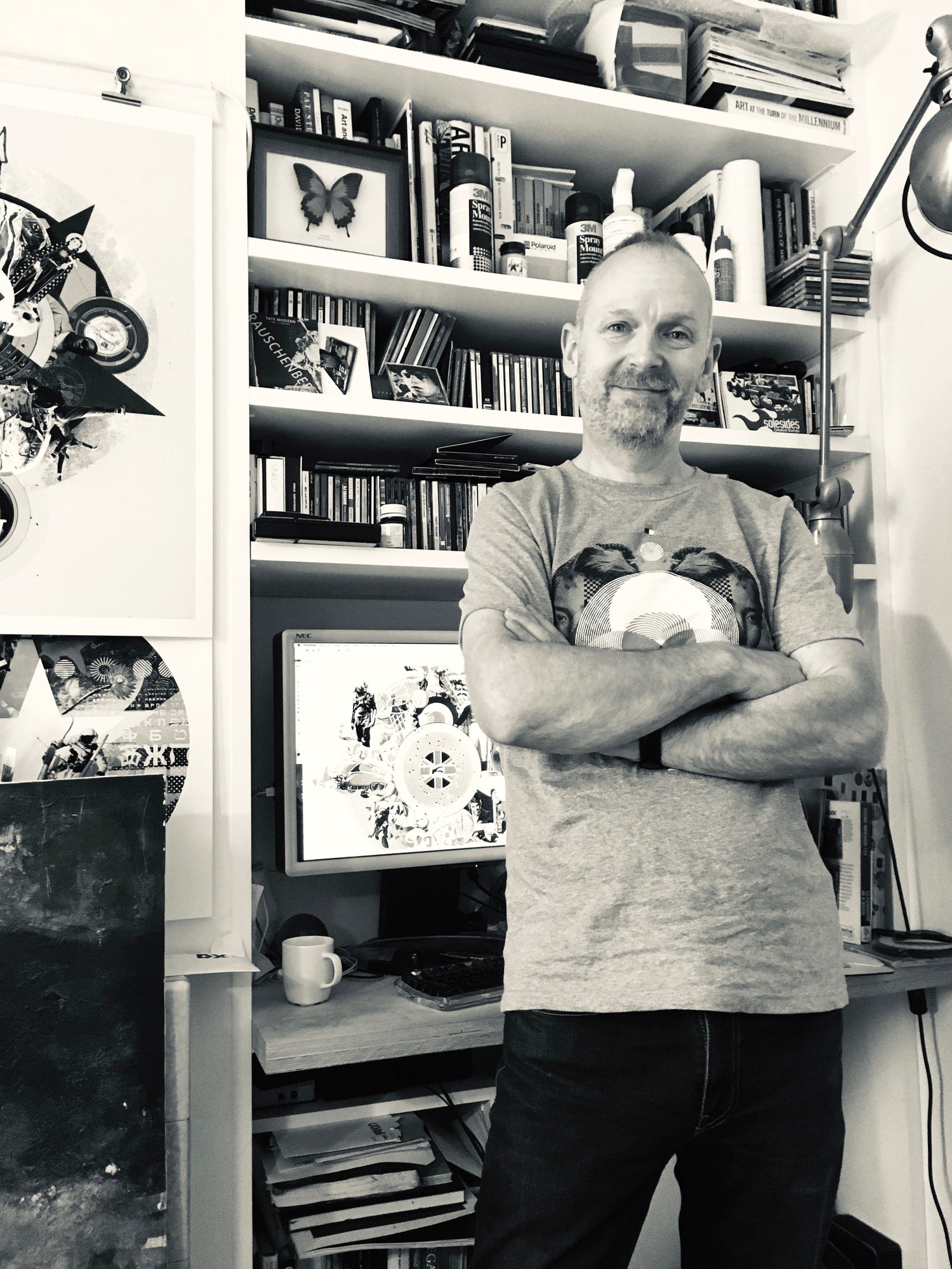 Steve Rawlings Artist Art Illustrator Collage Colour TAP Galleries