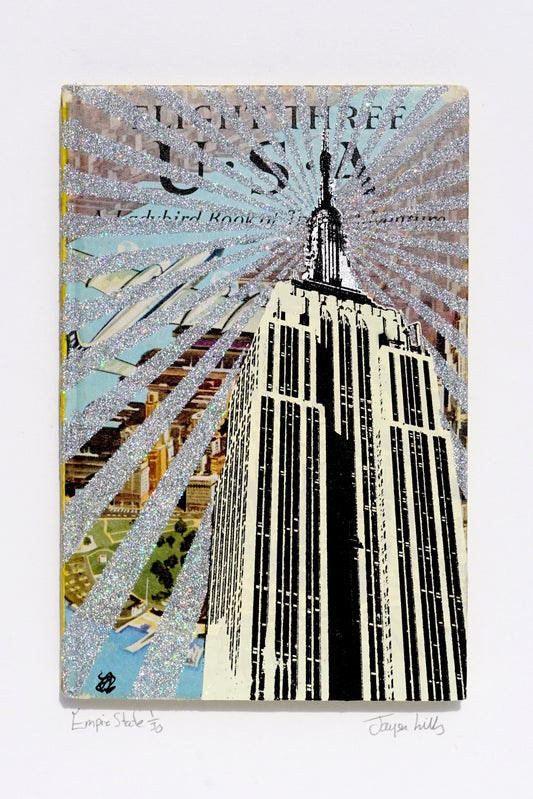 Jayson Lilley, Artist, Emire State, New York, London, Glitter, Silver leaf, Central park, TAP Galleries, Online print store.