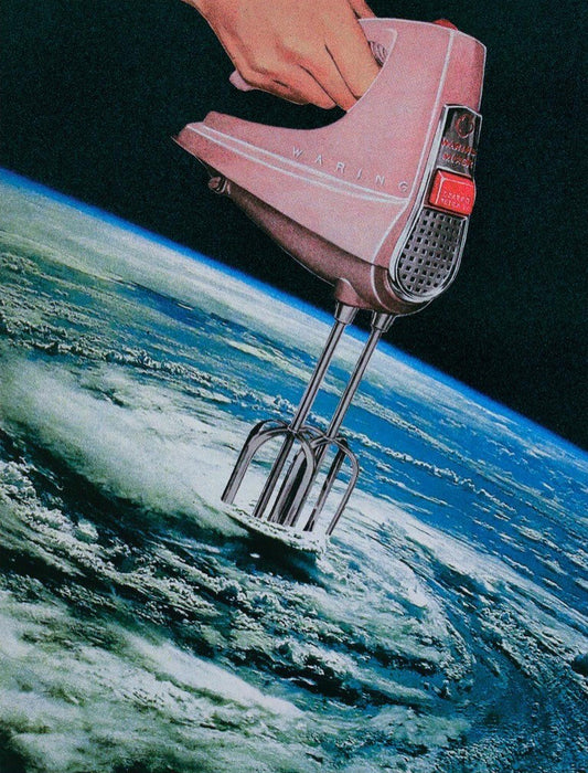 Joe Webb- Stirring up a storm, Silkscreen, 2022 -TAP Galleries