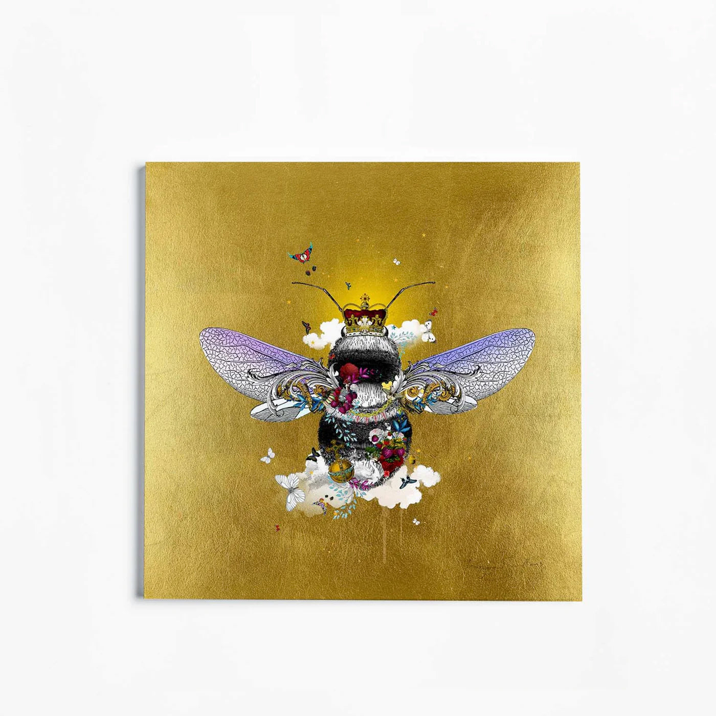 Kristjana Williams, Artists, Golden Majestic Honey Bee,  Turner Art Perspective, Essex Chelmsford Art Gallery