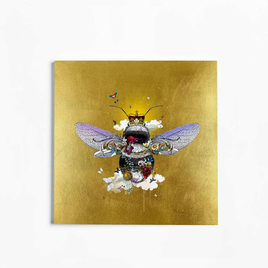 Kristjana Williams, Artists, Golden Majestic Honey Bee,  Turner Art Perspective, Essex Chelmsford Art Gallery