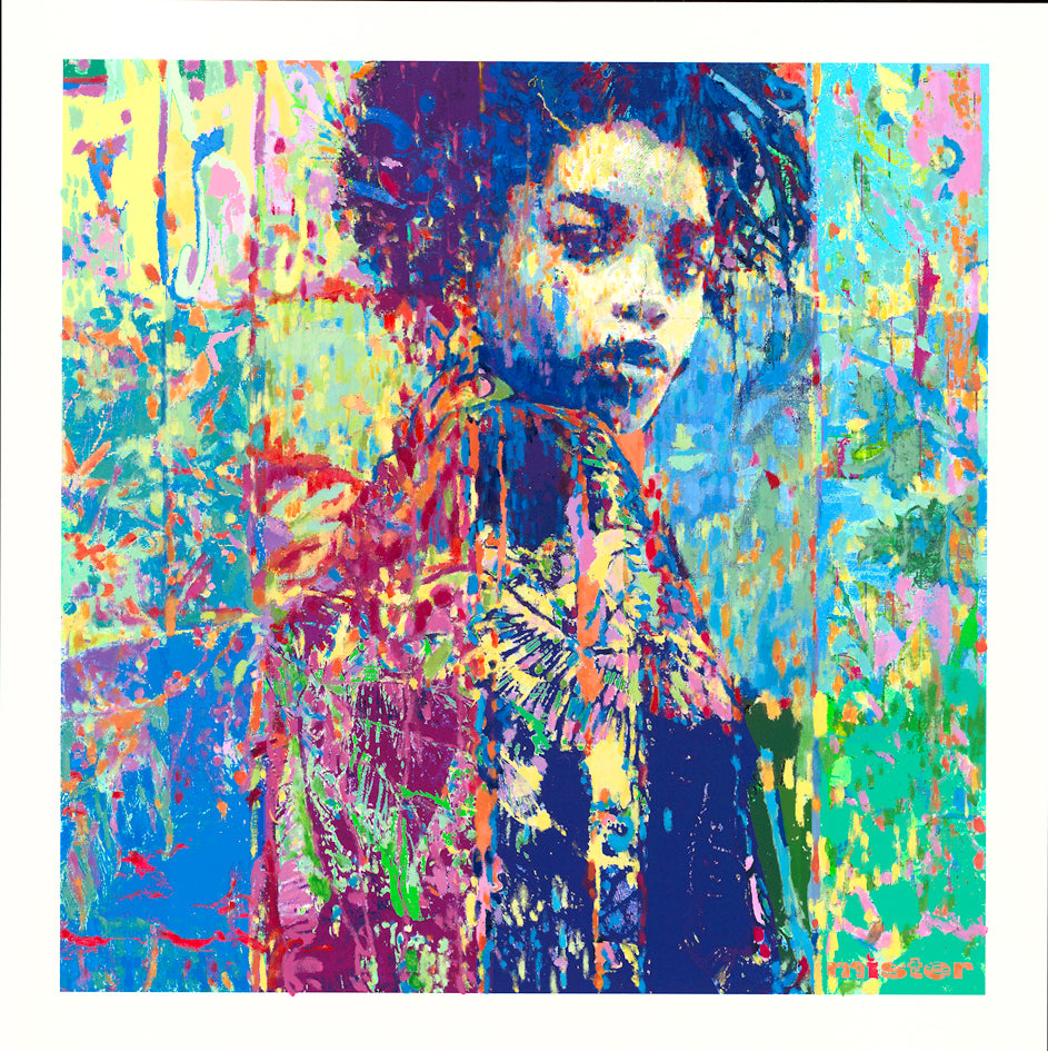 Mister, Artist, Between 2 World, Colour, Blue, Green, Pink, Red, Yellow, Women, TAP Galleries, Essex Chelmsford Art Gallery