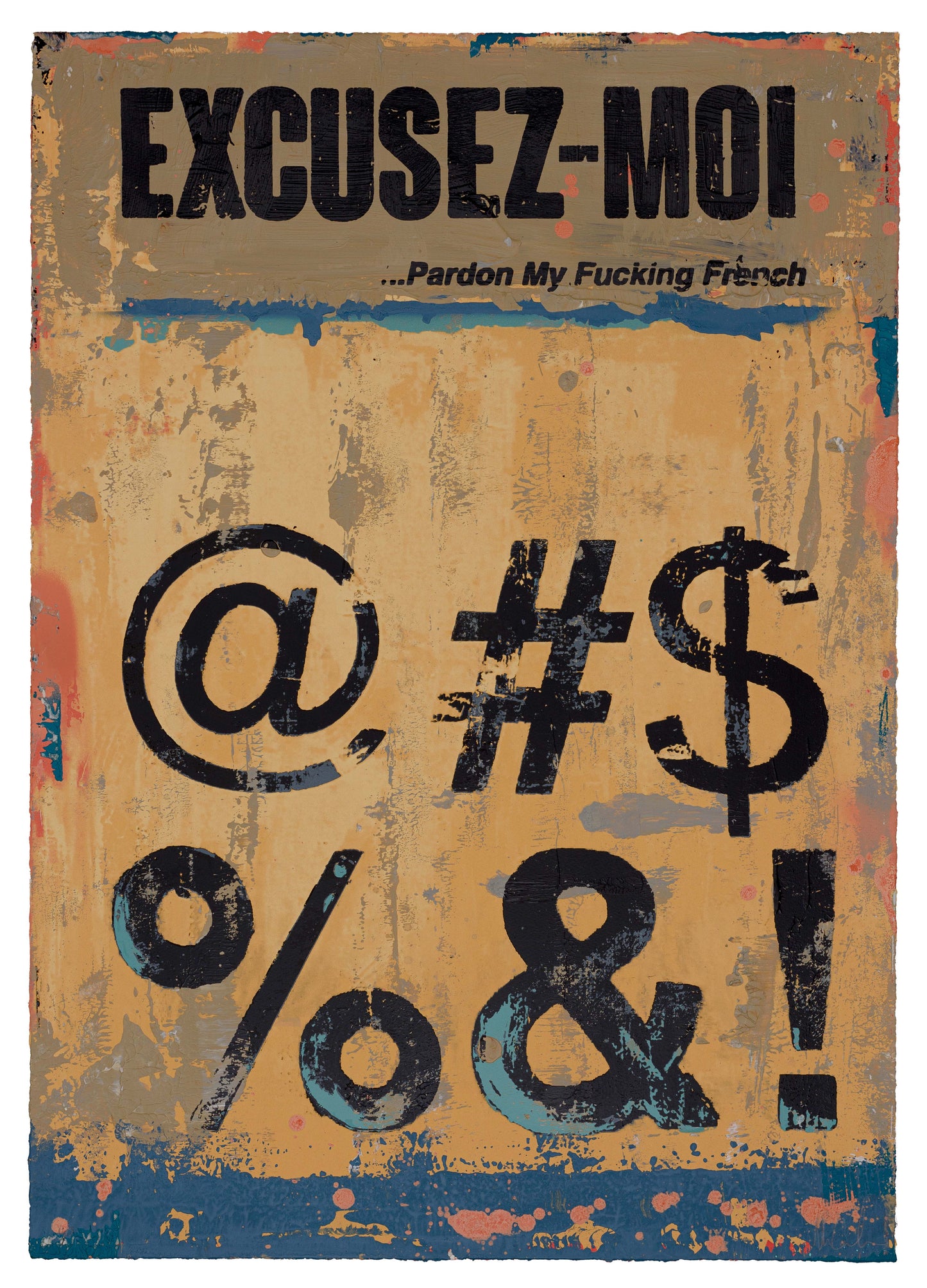 Mr Controversial | Excusez Moi (Dark Blue & Terracotta)