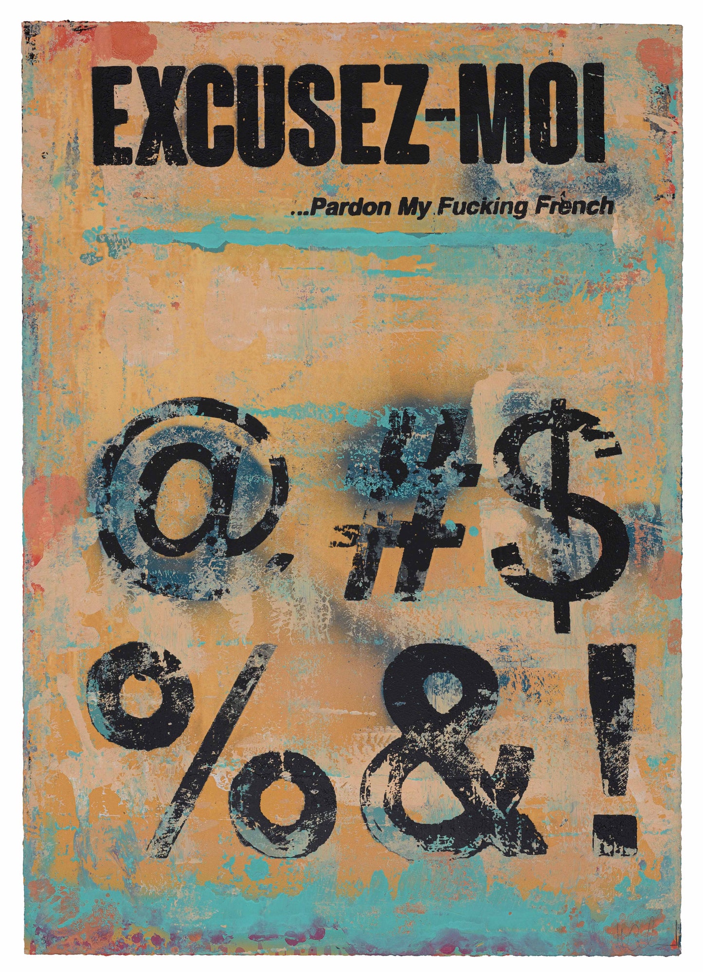 Mr Controversial | Excusez Moi (Purple & Turquoise)