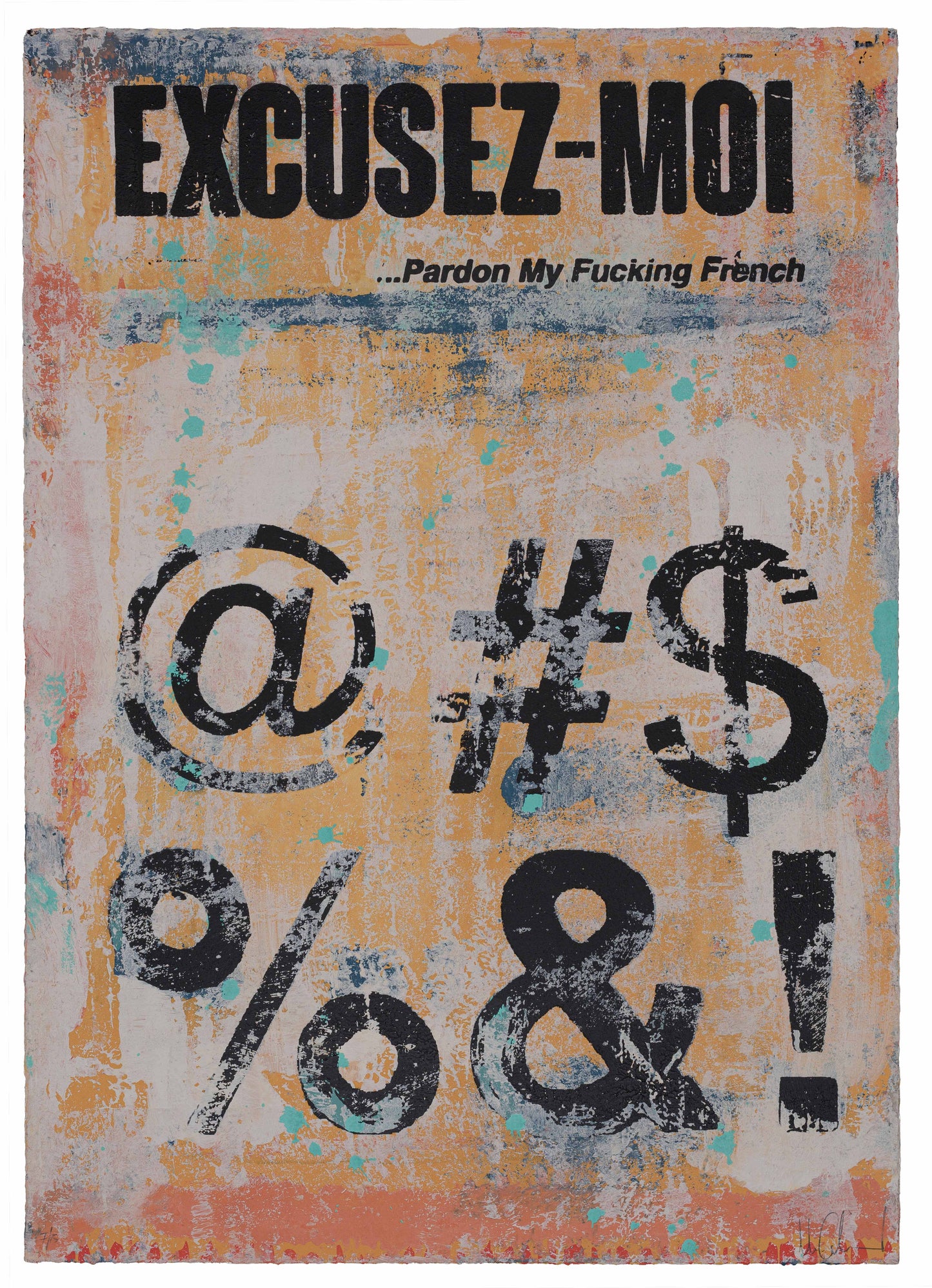 Mr Controversial | Excusez Moi (Beige & Turquoise)