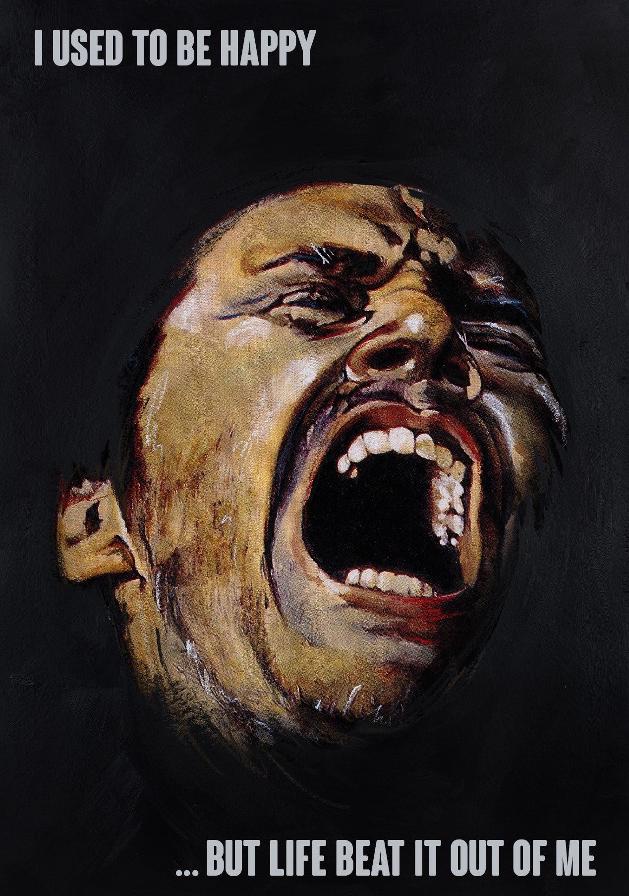 Mr Controversial, I used To Be Happy But Life Beat It Out Of Me, TAP Galleries, Essex Chelmsford Art Gallery