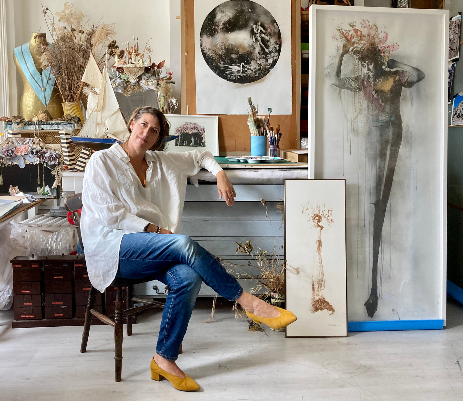 Rosie Emerson Artist Art Figurative art Abstract TAP Galleries