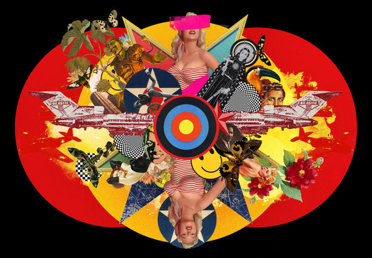 Steve Rawlings, Artist, Stars Within Circles, Limited edition print, TAP Galleries, Essex Chelmsford Art Gallery