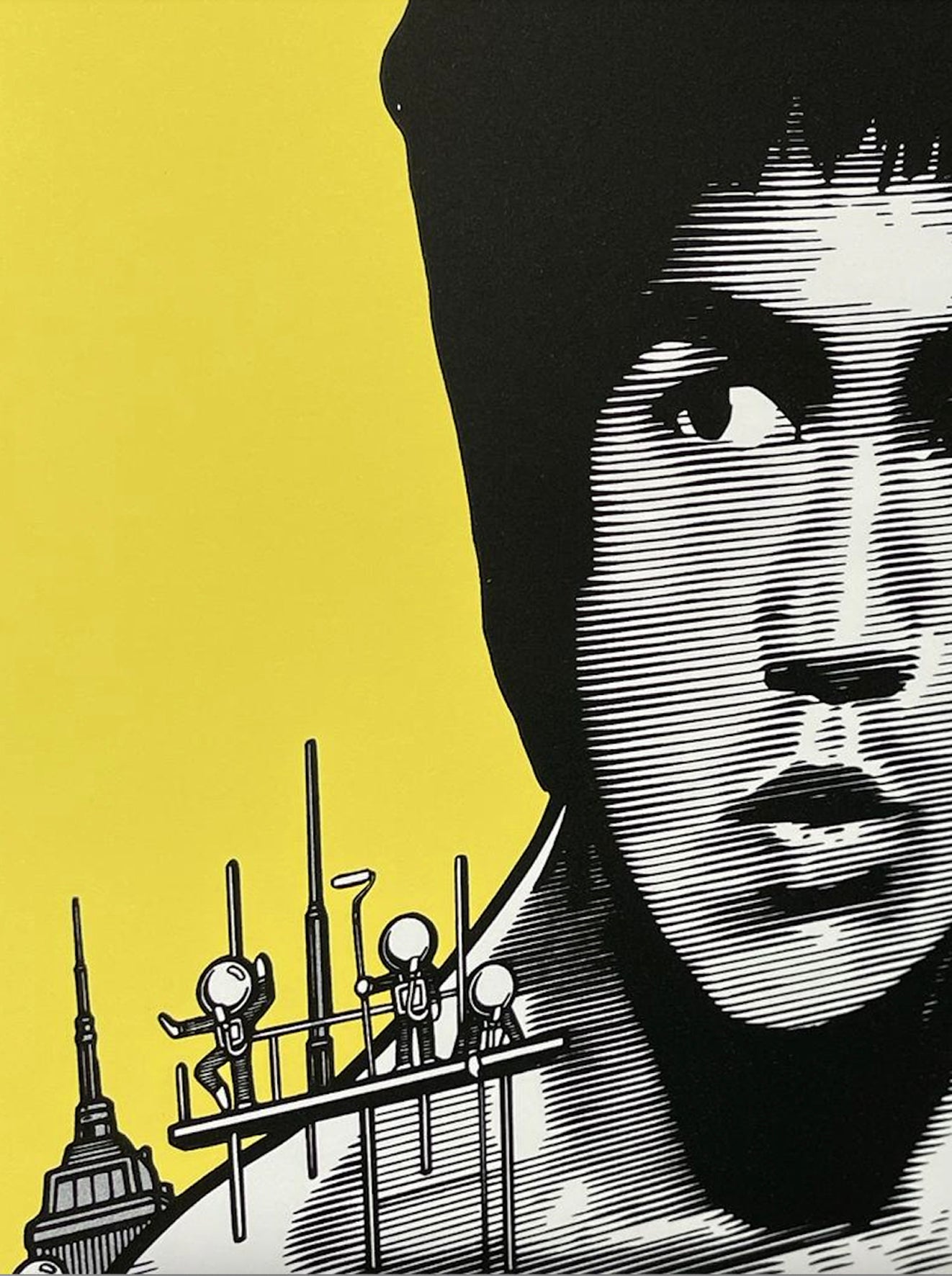 The London Police, Artist, The Biggest Boss, Street Art, Pop Art, Yeallow, Fighting, Faces, TAP Galleries, Essex Chelmsford Art Gallery
