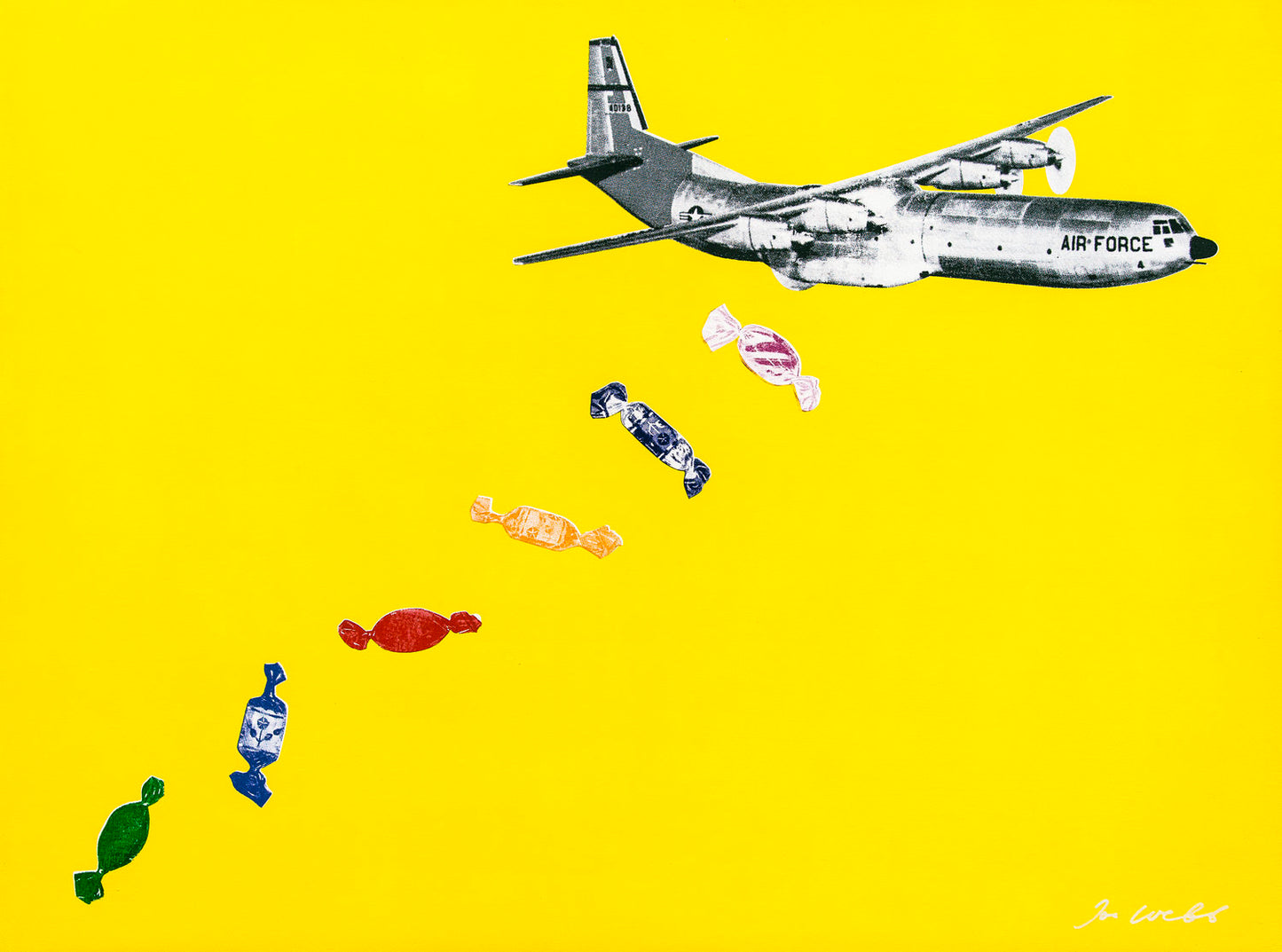 FRAMED & RARE Joe Webb | Candy Bomb Yellow