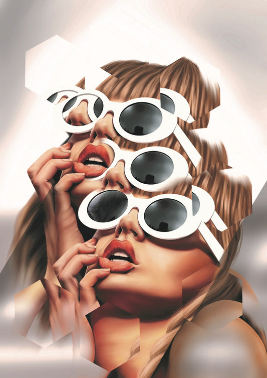 Wolf Blazar- Artist, You're Speaking My Language, Limited edition print, Pop art, Portrait, TAP Galleries, Chelmsford, Essex Gallery