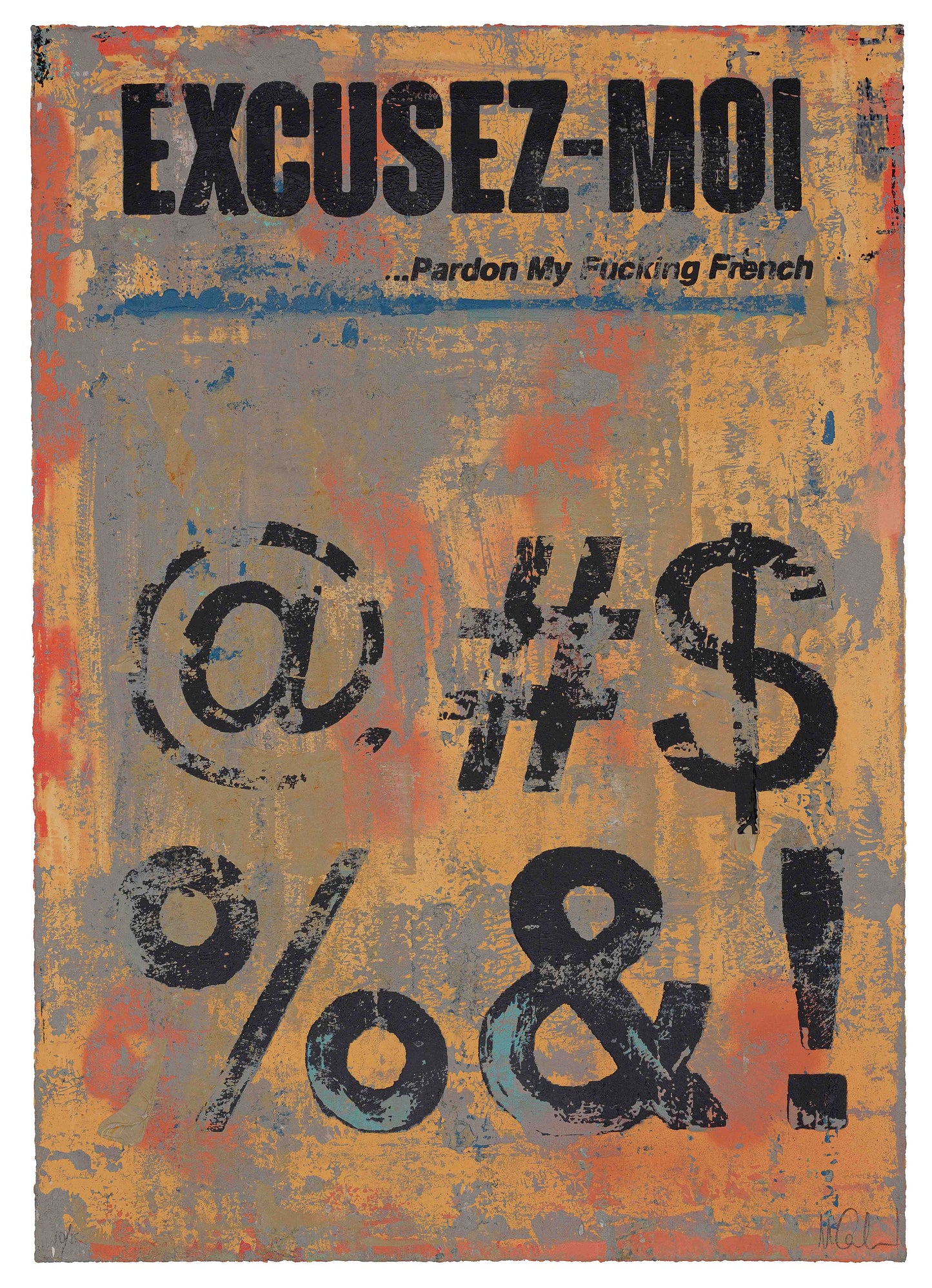 Mr Controversial | Excusez Moi (Grey & Dark Blue)