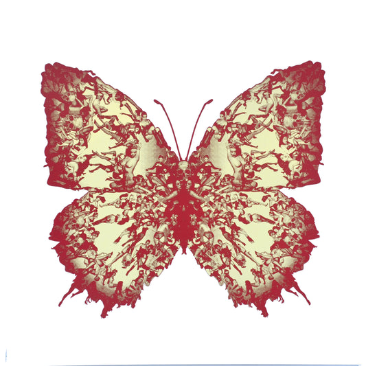 Cassandra-Yap-TAP-Galleries-Deliverance-Mini-Gold-Scarlet-Limited-Edition-Red-Gold-Butterfly