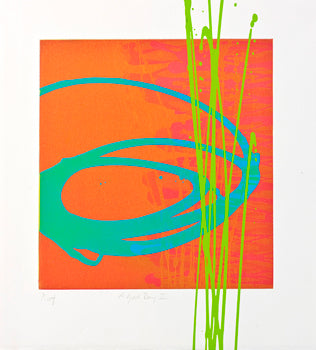 Charlotte-Cornish-TAP-Galleries-A-Good-Day-Red-Orange-Blue-Green