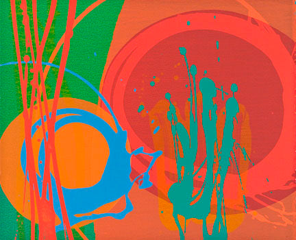 Charlotte-Cornish-Clear-Moment-Limited-Edition-Bright-Red-Blue-Orange-Green-TAP-Galleries