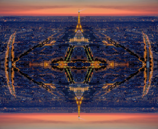 Daniel Sambraus- Artist, Eiffel Tower III, limited edition, Print, Digital, Photography -TAP Galleries, Essex Art Gallery