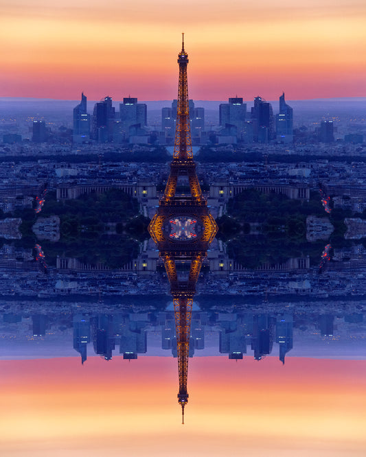 Daniel Sambraus- Artist, Eiffel Tower IV, limited edition, Print, Digital, Photography -TAP Galleries, Essex Art Gallery