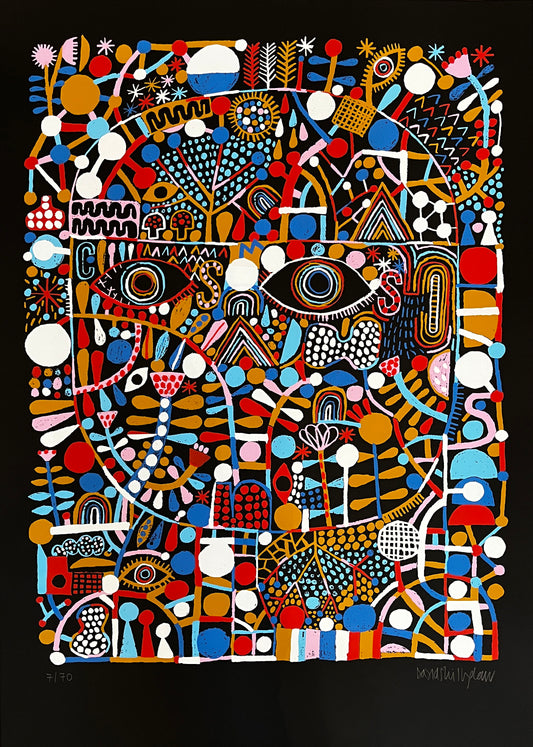 David Shillinglaw- Artist, We Are The Cosmos, Limited edition, Lat available print, TAP Galleries, Essex Art Gallery