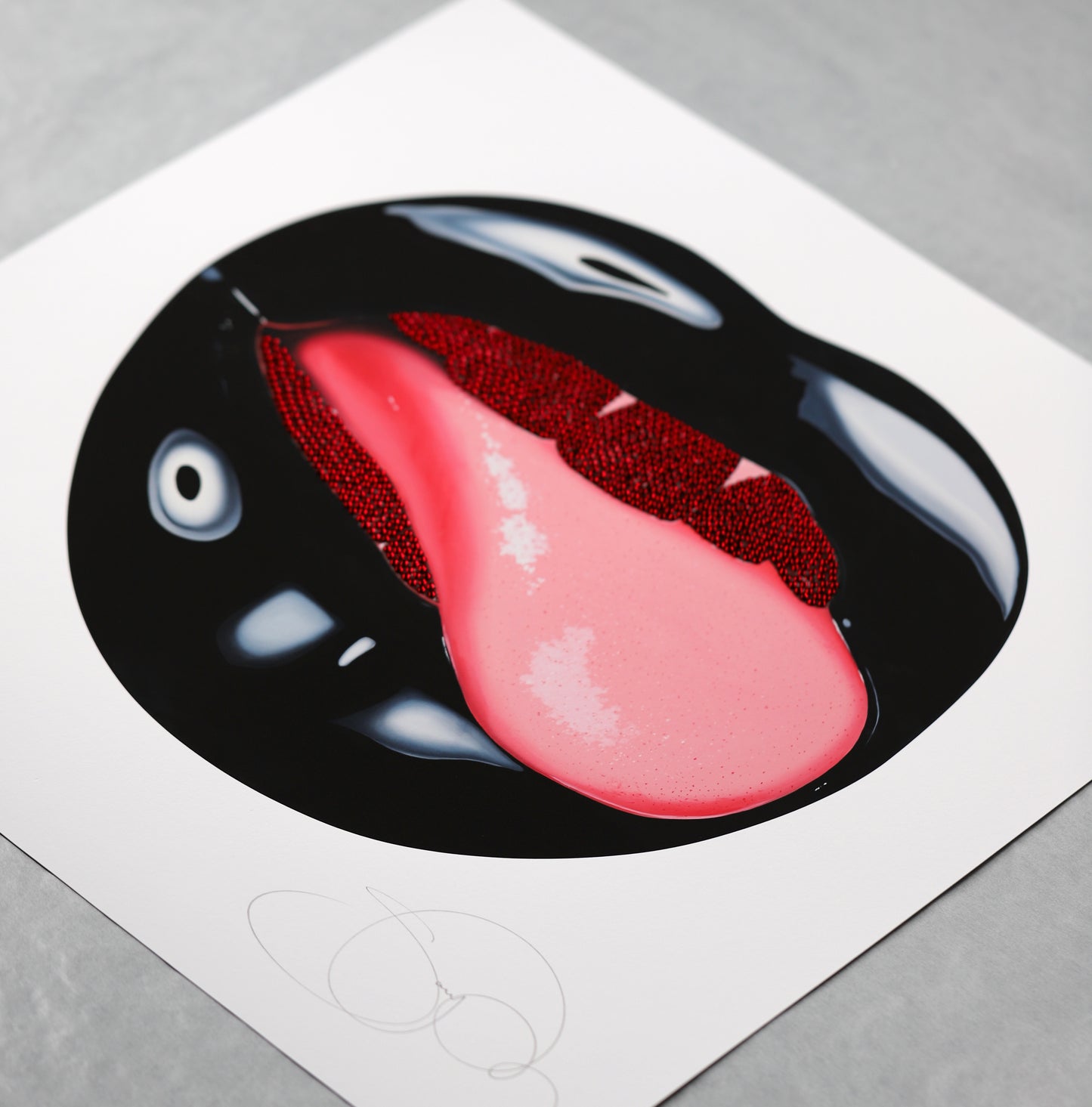 Sara Pope- Artist, Ice Queen, Dark, Ruby, Limited edition- TAP Galleries, Essex gallery