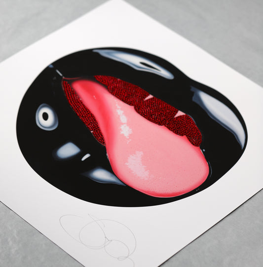 Sara Pope- Artist, Ice Queen, Dark, Ruby, Limited edition- TAP Galleries, Essex gallery