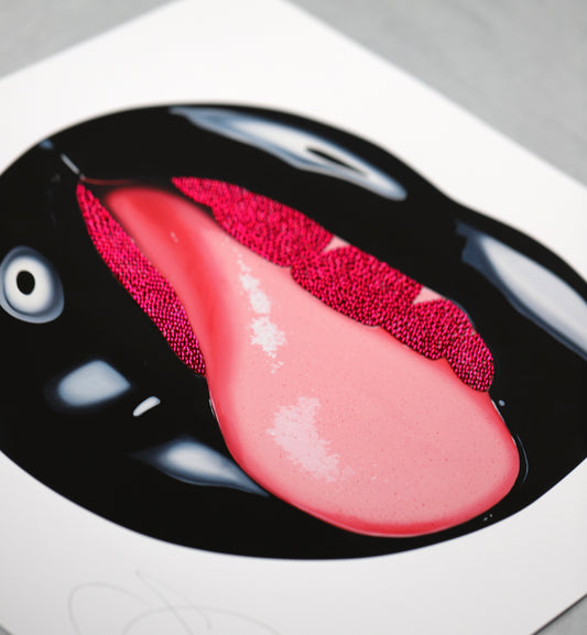Sara Pope- Artist, Ice Queen, Magenta, Art -TAP Galleries, Essex gallery