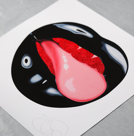 Sara Pope- Artist, Ice Queen, Ruby, Limited edition, -TAP Galleries, Essex gallery