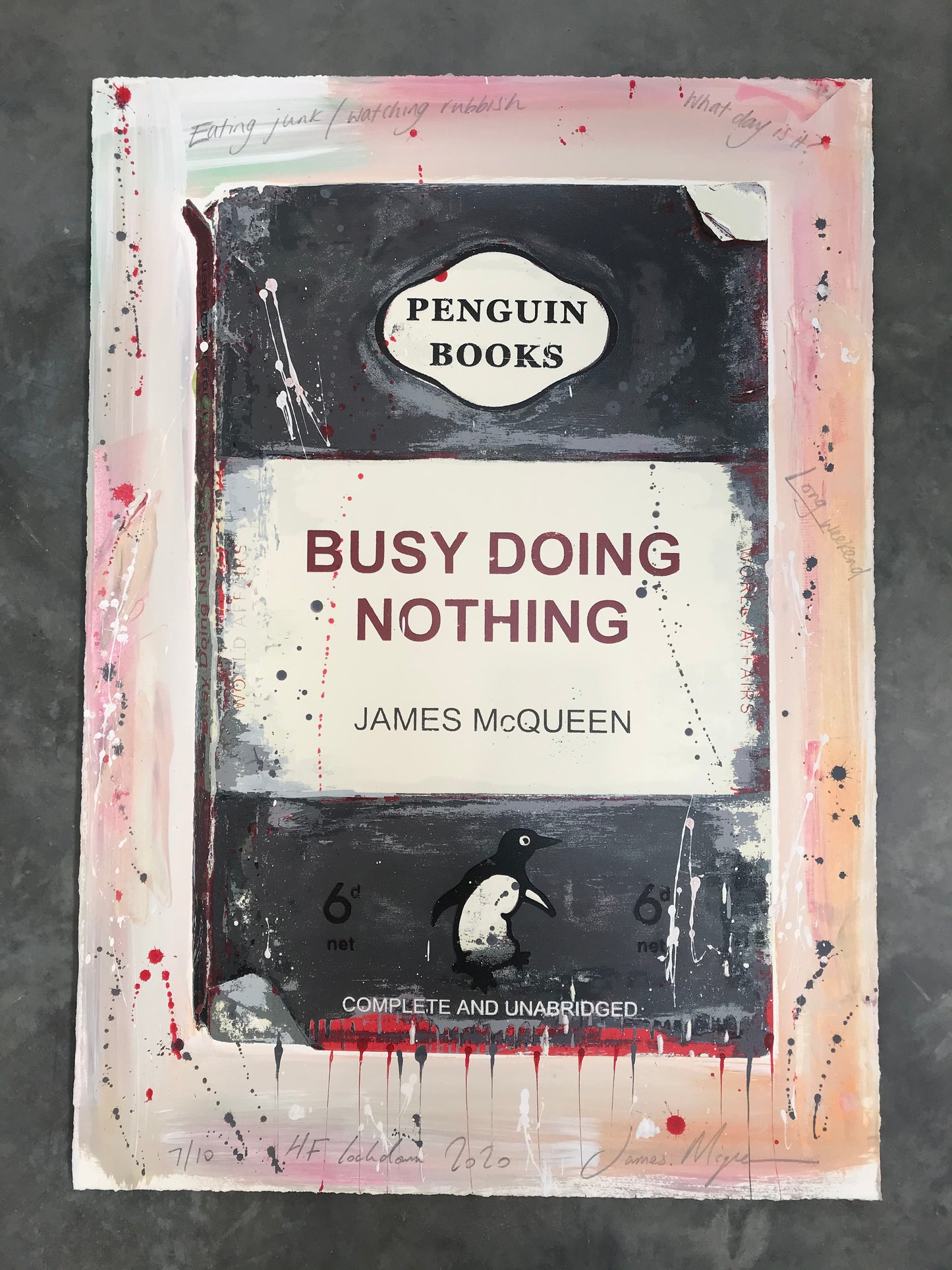 James McQueen | Busy Doing Nothing (Lockdown 2020) Grey
