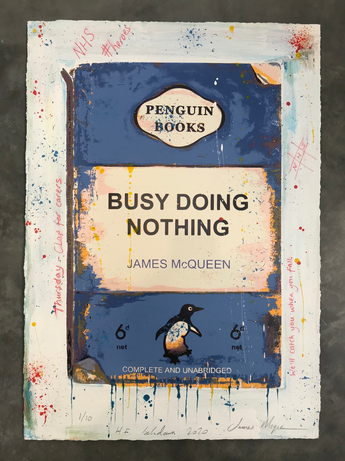 James McQueen | Busy Doing Nothing (Lockdown 2020) Blue