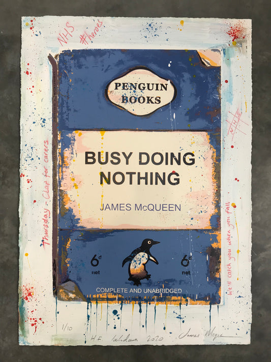 James McQueen | Busy Doing Nothing (Lockdown 2020) Blue