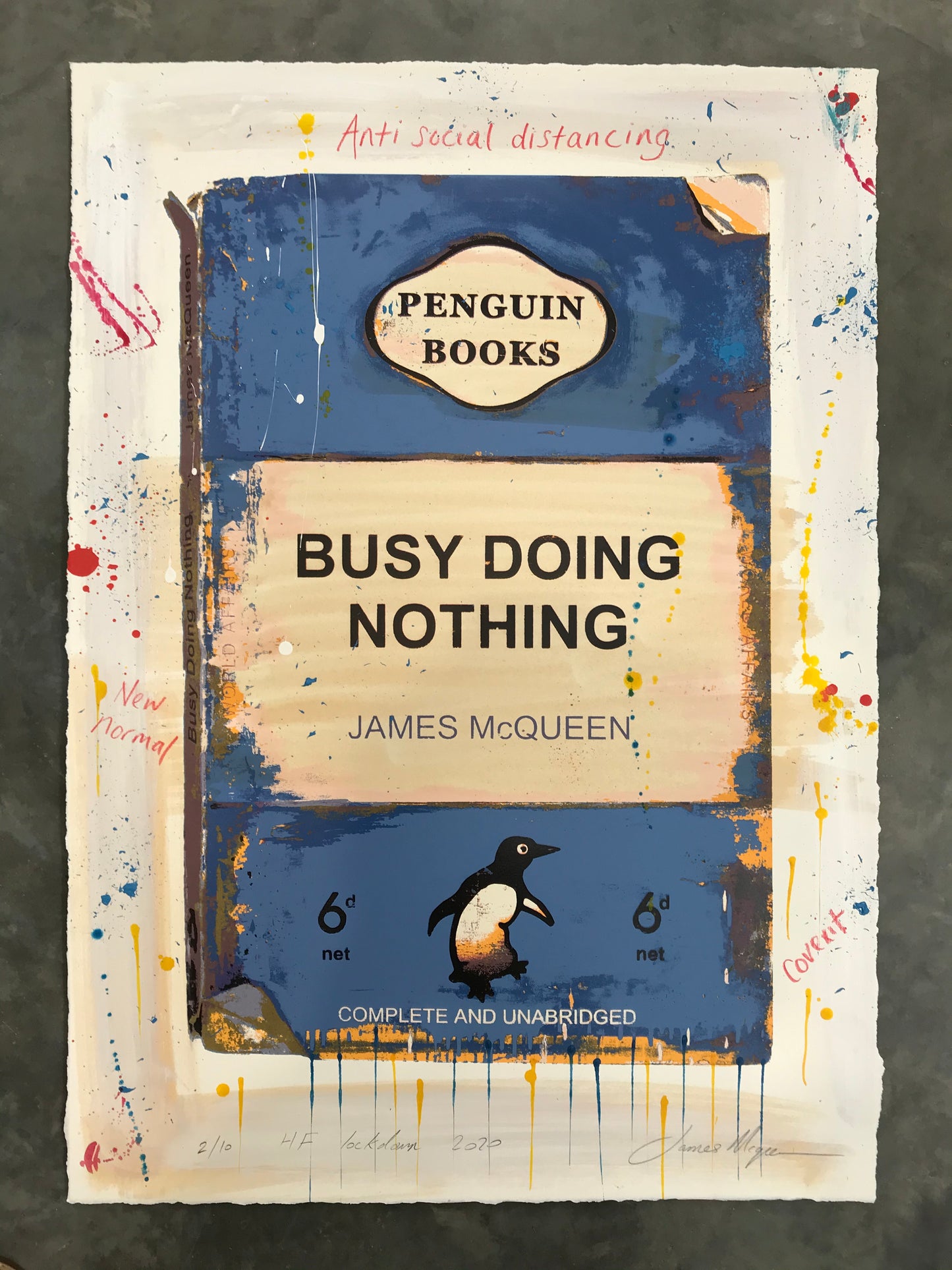 James McQueen | Busy Doing Nothing (Lockdown 2020) Blue