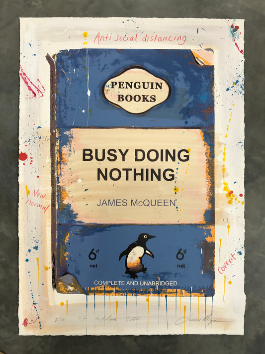 James McQueen | Busy Doing Nothing (Lockdown 2020) Blue