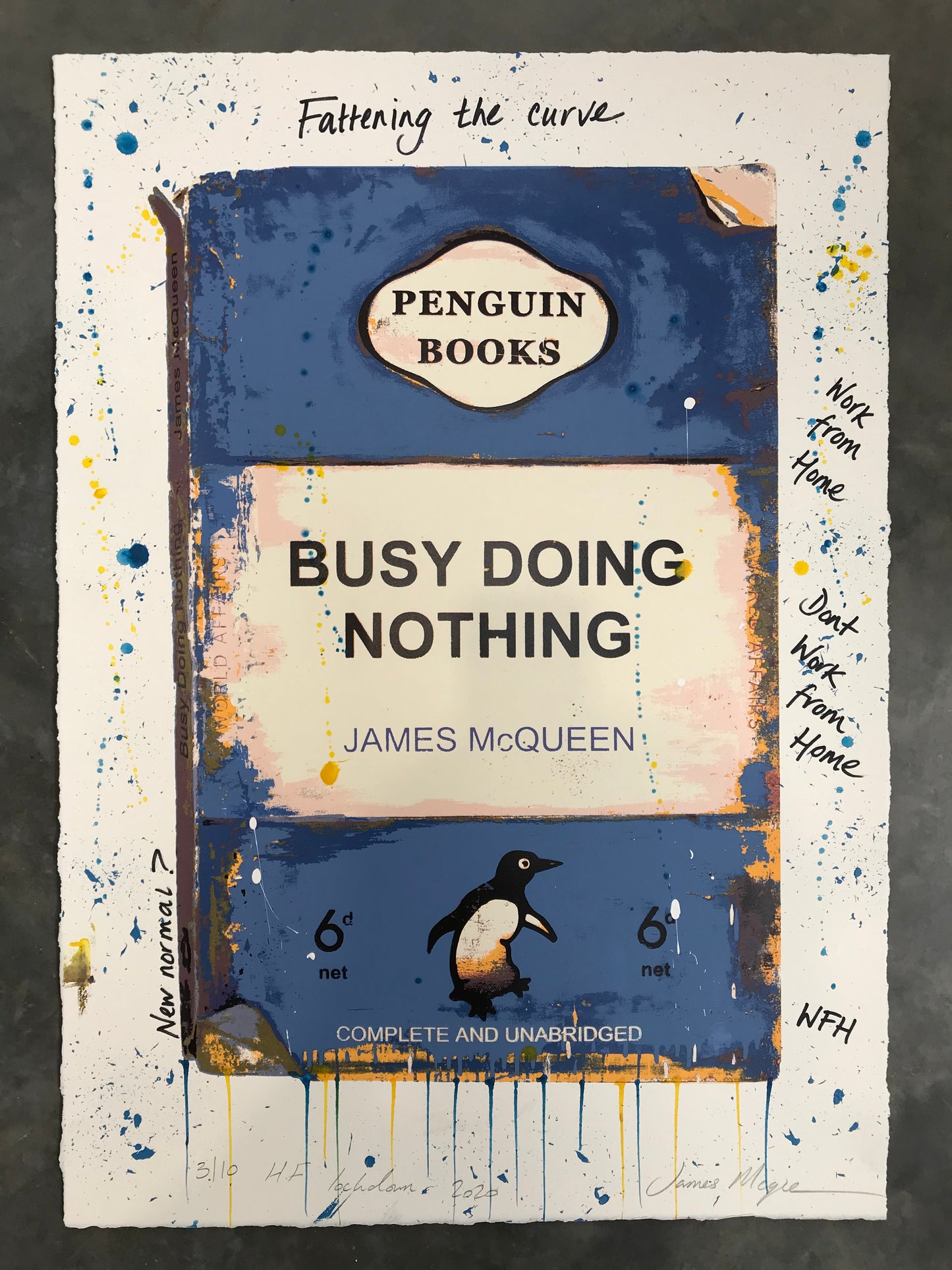 James McQueen | Busy Doing Nothing (Lockdown 2020) Blue
