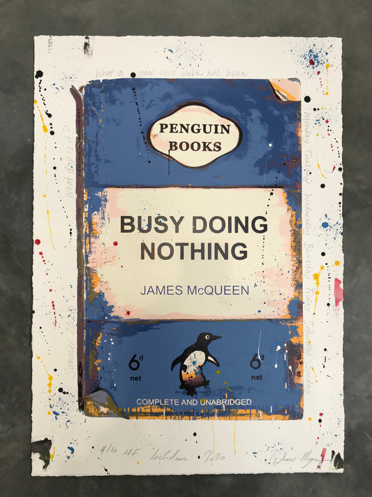 James McQueen | Busy Doing Nothing (Lockdown 2020) Blue