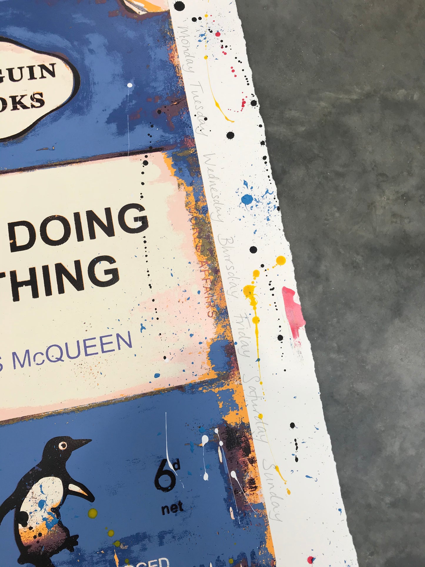 James McQueen | Busy Doing Nothing (Lockdown 2020) Blue