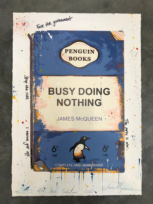 James McQueen | Busy Doing Nothing (Lockdown 2020) Blue