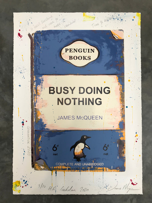 James McQueen | Busy Doing Nothing (Lockdown 2020) Blue