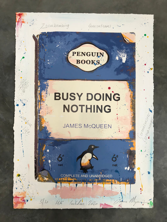 James McQueen | Busy Doing Nothing (Lockdown 2020) Blue