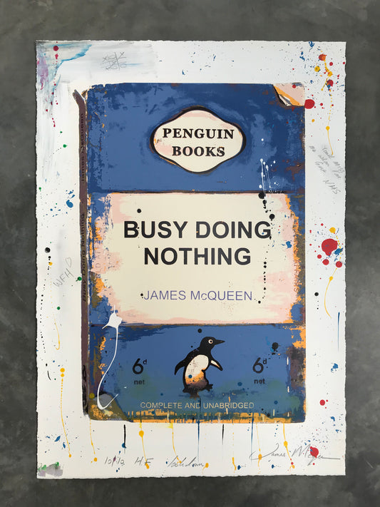 James McQueen | Busy Doing Nothing (Lockdown 2020) Blue
