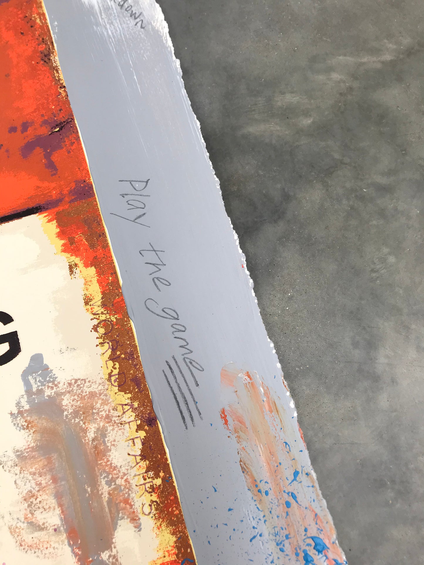 James McQueen | Busy Doing Nothing (Lockdown 2020) Orange