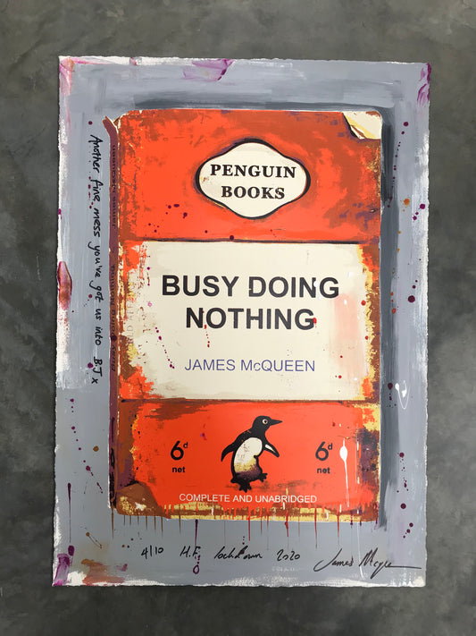 James McQueen | Busy Doing Nothing (Lockdown 2020) Orange