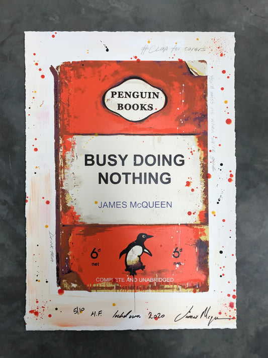 James McQueen | Busy Doing Nothing (Lockdown 2020) Orange