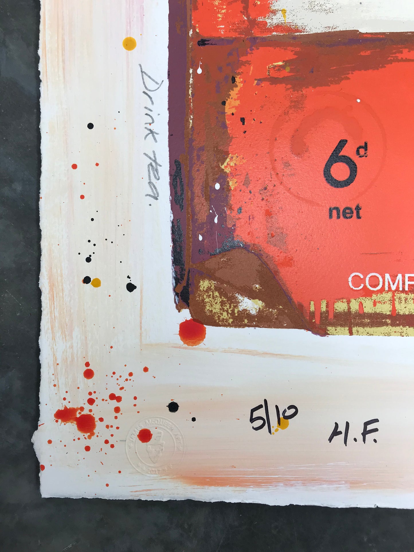 James McQueen | Busy Doing Nothing (Lockdown 2020) Orange