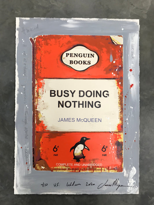 James McQueen | Busy Doing Nothing (Lockdown 2020) Orange