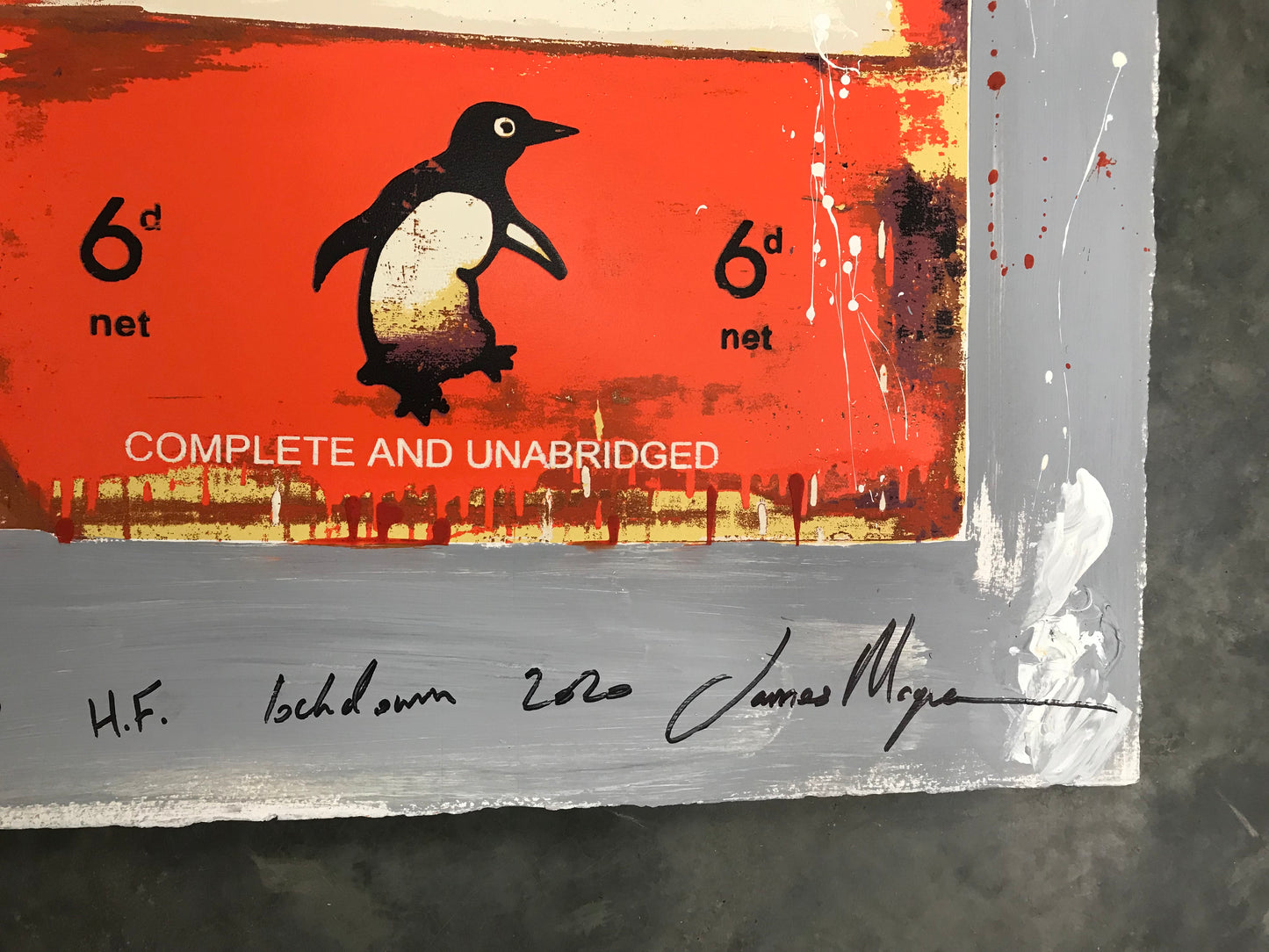 James McQueen | Busy Doing Nothing (Lockdown 2020) Orange