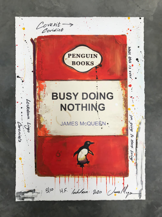 James McQueen | Busy Doing Nothing (Lockdown 2020) Orange